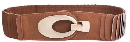 irisaa breiter Damen Gürtel Elastischer Taillengürtel, Hüftgürtel Stretch Gürtel mit Hakenverschluss