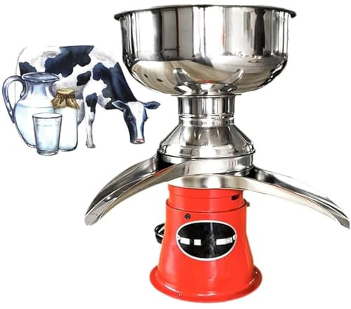 Séparateur de crème de lait frais électrique pour lait de vache 50L/H Machine de séparation de beurre de lait et de crème, séparateur de crème laiteuse pour agriculteur, machine centrifugeuse