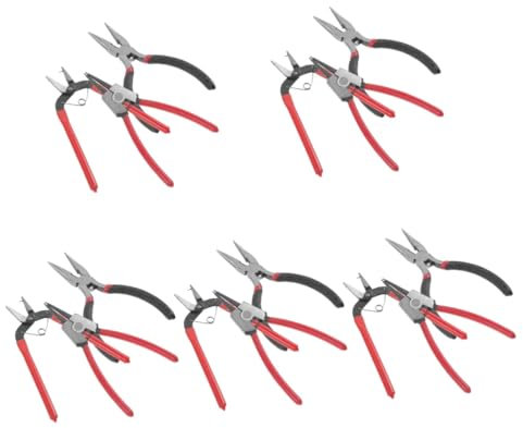 DOITOOL 5 Ensembles Perforateur De Papier Poinçon Artisanal Fait À La Main Perforatrices En Papier Pour L'artisanat Coupe-cercle Outils De Bijoux De Fil Perles Trou Coin Métal 3 Pièces * 5