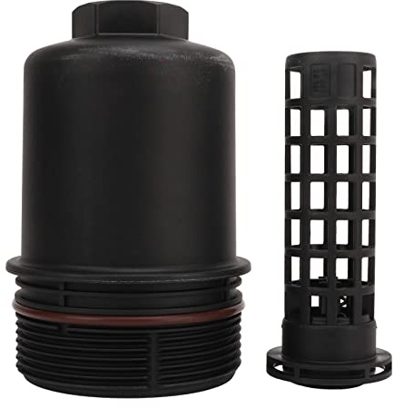 Capa de cubierta de la carcasa del filtro de aceite de 4.4L LR023041 Tapa de la carcasa del filtro del motor para un rendimiento confiable Reemplazo fácil