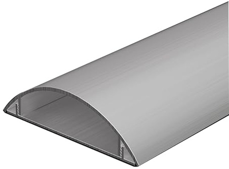 JLLEIZYZ Canalina Passacavi Calpestabile, cavità per Cavi, Materiale in Lega di Alluminio, Varie Dimensioni e Modelli, capacità di Carico: 200 kg(100x2.9x0.8cm/39x1.1x0.3in)