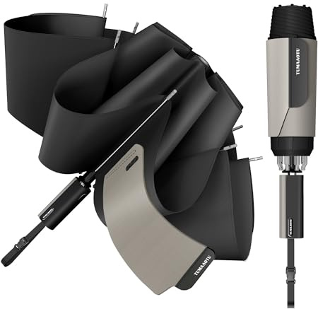 QWB Lightweight Compact Inverted Umbrella Windproof Auto Open Close – 5-Second Quick Fold Design for Women & Men, 8 Ribs Strong Travel Umbrellas for Rain & Sun, Fits Backpack & Car