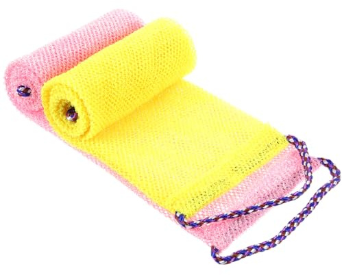 ABOOFAN 2pièces Serviette Exfoliante pour Dos Lave-Dos pour Douche Lot de Éponges De Douche Outil Exfoliation pour Bain Et Corps