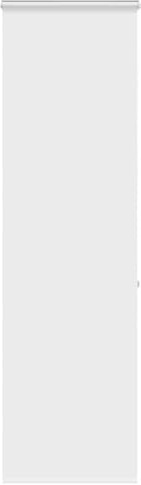 BARULUOAKLIFE Tenda a Rullo per Doccia con Cassetta 60x240 cm Larghezza Tessuto 56 cm, Bianco, 4 Pezzi, Impermeabile PEVA, Sistema di Avvolgimento, Risparmio Spazio, Privacy Totale,