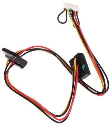 NiuLumea Câble d'alimentation SATA 6 broches vers 2 ports pour carte mère Acer, connecteur d'alimentation HDD 37 cm (14,56 in), compatible avec les cartes mères Acer
