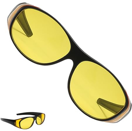 Wisylizv Sicherheitsbrille mit Infrarot-Penetration – Sonnenbrille, UV-Schutz mit hoher Technologie für das Fahren | entspiegeltes Fernsehen für Männer und Frauen | leichter Rahmen
