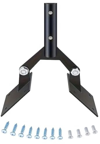 Kueohse Adjustable Garden Weathervane Roof Mount with Hardware Weather Vanes for Yard Weather Station Mounting Pole
