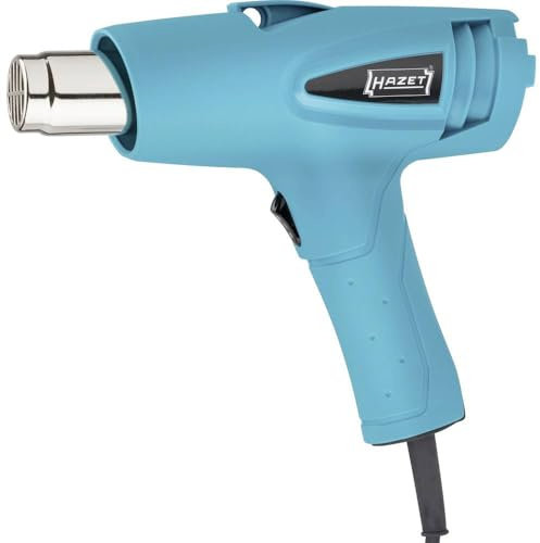 Hazet Heißluft-Handgerät (Leistung: 1600 Watt, Temperaturbereich: 350 bis 500°C, Zwei Luftmengenbereiche: 350/500 L/min) 1990-10