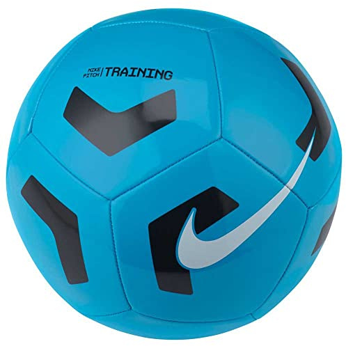 Nike Unisex Pitch Training Ball, Light Blue Fury/Black/White, 5