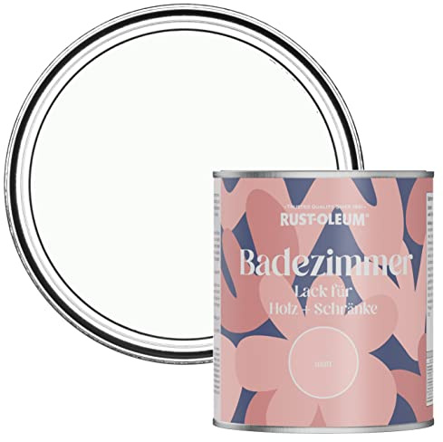 Rust-Oleum Grey Moisture Resistant Bathroom Wood and Cabinet Paint in Matt Finish - MOONSTONE 750ML