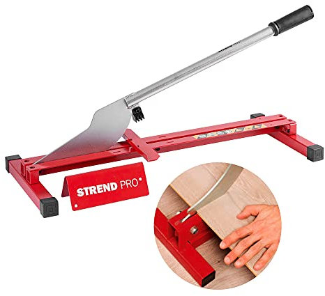 STREND PRO Laminatschneider Schneidegerät für Laminat mit maximaler Schnittlänge: 210mm Max. Schnittstärke: 10 mm Ideal für Standardverlegearbeiten