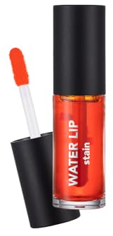 Flormar Water Lip Stain –Peel Off Lippenfärbestift, Wasserbasiert & Langanhaltend, Wasserfest, Glänzend, Leicht, Pflegend, Lip Tint für Lippen-Make-up,Tattoo-Effekt ohne Verschmieren-004-Orange Juice