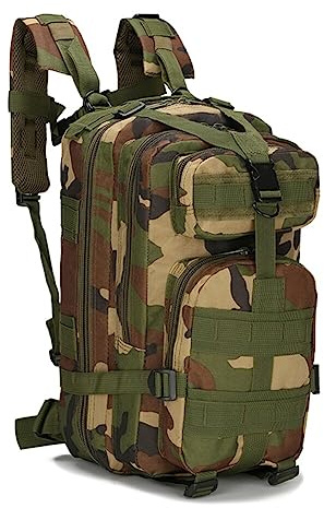 Katutude 30L Sac à Dos Tactique Militaire, Sac à Dos de Trekking Sac D'assaut Militaire Molle Grande Capacité Sac D'urgence Sac à Dos Randonnée Multifonctionnel pour Camping Randonnée Huting