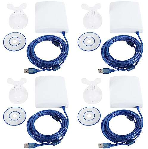 liovitor 4X 150Mbps Alta Ganancia 14DBi Antena 5M Cable Adaptador USB Inalámbrico Alta Potencia Al Aire Libre Impermeable Alcance Wifi Receptor