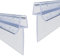 WITEN&NOCK Juntas de ducha de 2 x 80 cm con labio extralargado de 23 mm, junta de repuesto para cabina de ducha de 5-6 mm, accesorio para puerta de ducha, accesorio para puerta de ducha, junta recta