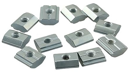 PZRT 12pcs 1515 Series M3 Tuerca deslizante Tuerca T-Slot Tuerca para Perfil de Extrusión de Aluminio