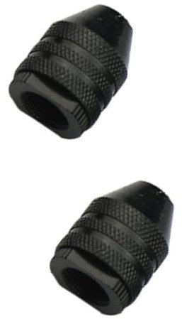 BESTonZON 2piezas Adaptador De Mandril Mini De Mordazas Sin Para Taladros Eléctricos Compatible Brocas Vástago