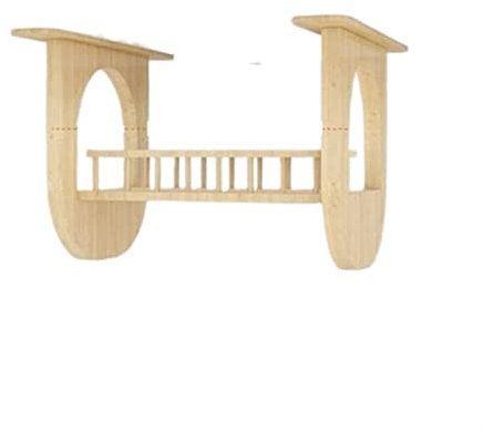 Kratzbaum für große Katzen, Katzendecke, Klettergerüst, Wandmontage, Katzenwand, Raumkapsel, Überkopf-Korridor, Katzentunnel, Plattform, Sprungkatze (Größe: B) Vision