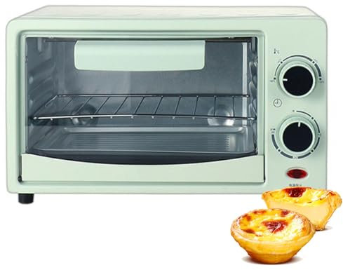 QUTBAG Mini Forno Elettrico da 600 W, Tostapane a Convezione da Piano di Lavoro da 12 Litri con Temperatura Regolabile da 0 a 230 ℃ e Timer da 30 Minuti, Forno Friggitrice Aria per Arrostire Cuocere