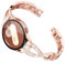 Ocaer Kompatibel mit Samsung Galaxy Watch 7/FE/6/5/4 Armband 40mm 44mm/6 Classic 43mm 47mm/5 Pro 45mm, Glitzer 20mm Armband für Samsung Watch 4 Classic 42mm 46mm/Active 2,Rosegold