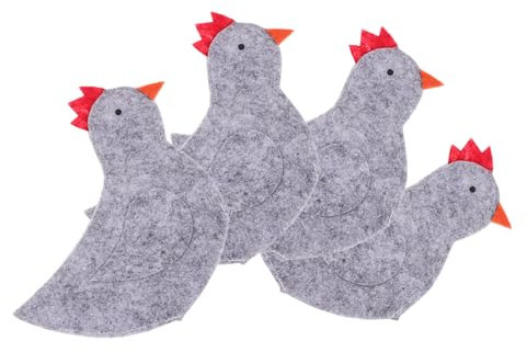 HOMOBABE 4stücke Kükenförmige Ostereierhalter Schützende Eierbeutel Für Osterfeierlichkeiten Dekorative Eierwärmer Für Zuhause Und Veranstaltungen Stilvolle Tischdekoration
