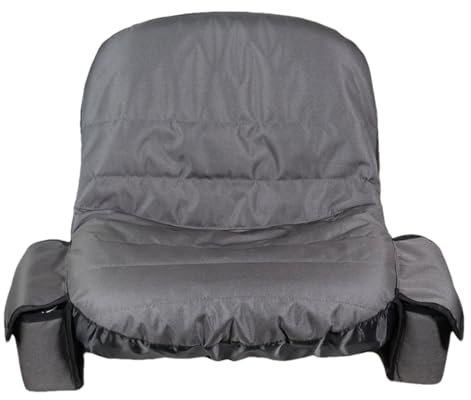 Asiento para cortacésped – Asiento de tractor | Funda de protección Oxford 600D para tractor | Cubierta para cortacésped | Protector impermeable para montar | Almohadilla para montar