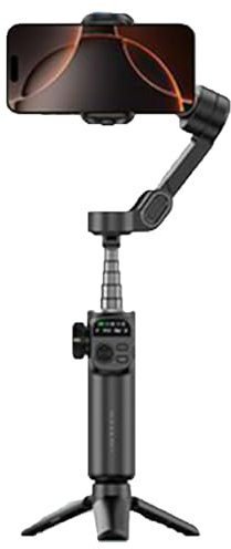 Stabilisateur Gimbal Pour Smartphone, 3 Axes Anti-shake Tracking Equipement Léger Avec Lumière De Remplissage, 330g Charge Maximale, 20CM Longueur De La Tige Télescopique, Télécommande À Distance