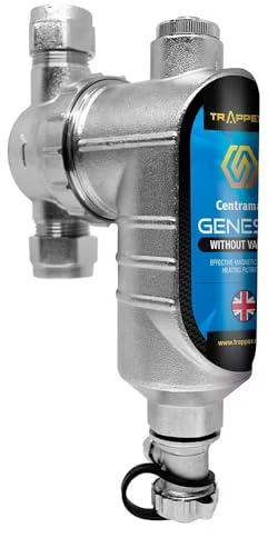 Trappex Centramag Genesis Brass Boiler Filter 22mm Without Valves - Built in Slip Socket TRAPGEN-WOV
