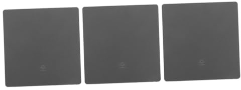 DIYEAH 3 Pezzi Interruttore Parete in Vetro Temperato Ultra Sottile Grigio Pannello Tipo e Ufficio Design Moderno e Resistente Interruttore per Lampade Controllo