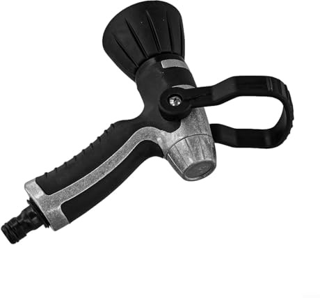 Zoegneer Pulvérisateur d'eau de jardin haute pression réglable avec buse multifonctionnelle rotative à 360 degrés pour pelouse, plantes, lavage de voiture, nettoyage d'animaux domestiques, matériau