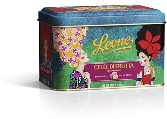 Leone dal 1857 - Caramelle Leone Latta Gelée - Caramelle Morbide - Caramelle Vegane e Senza Glutine - Collezione Hulya Ozdemir - Gusto Frutta - Vegane e Senza Glutine - 200g