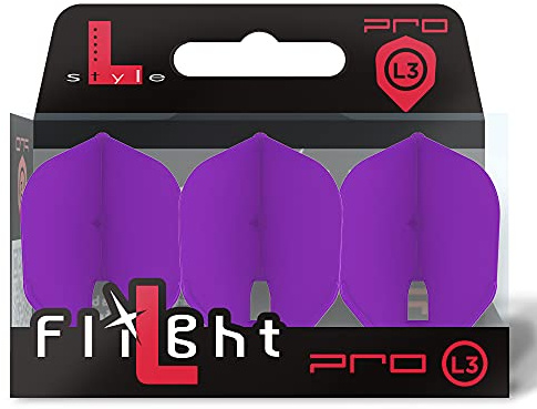 PerfectDarts 1 Set L Style Champagne Dart Flights Shape DIMPLE
