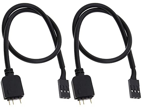 Create idea Verbindungskabel Adapter RGB-Kabel, Motherboard 5V 3-polig VDG zu normalem 3-polig, 50 cm