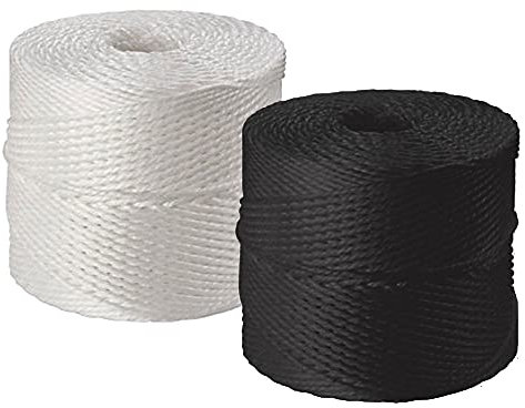 SPAGO IN POLIPROPILENE cf. 6 rotoli da 2 kg. (TITOLO 1500 - Ø 1,2 MM. CA. -BIANCO)