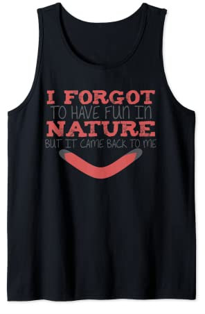 Wurfsport Boomerang Witz Spruch Bumerange Bumerang Tank Top