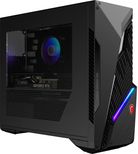 MSI MAG Infinite S3 13NUE-813FR PC Gaming - Processeur Intel Core i7-13700F, RTX 4070, RAM 16 Go DDR5, 1 to SSD NVMe PCIe 3.0 - Alimentation 80 Plus Gold, Wi-FI 6E - Windows 11 Famille