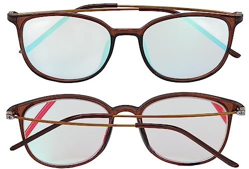 Lunettes de Correction de la Faiblesse des Couleurs, TR90 Rouge Vert Lunettes de Daltonisme Correction de la Faiblesse des Couleurs Lunettes D'amélioration pour L'intérieur et