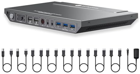 AV Access KVM Switch 2 Ordenadores 2 Monitores DisplayPort 8K@60Hz 4K@165hz/144hz,DP KVM Switch Monitores Duales con Puertos USB 3.0, Salida de Audio IR Remoto, con Todos los Cables