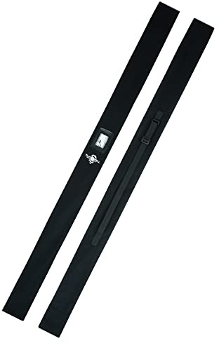 Playwell Étui de transport extra long en toile pour bâtons ou bâtons de lance pour arts martiaux Noir 205,7 cm