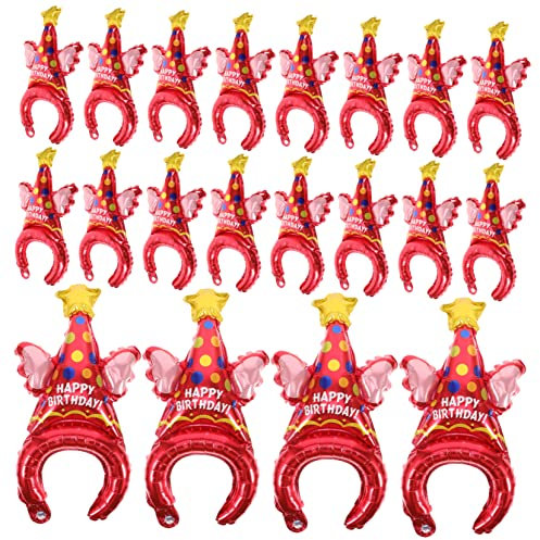 UPKOCH 50stücke Cartoon Luftballon Kopfbänder Luftgefüllte Partyaccessoires Für Kindergeburtstage Kreative Haarschmuck Für Feiern Für Dekoration Und Spaß
