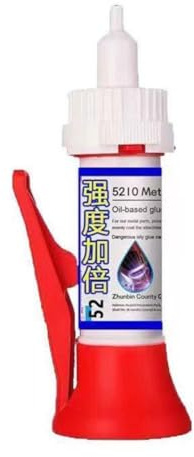 SeaAZqurtles 5210 Met Oil Based Glue,Powerful Solder Multi-Material Repair Adhesive,5210 Glue,Universal Adhesive Strong Welding,Multi-Material Repair Adhesive for Wood, Furniture, Shoes, Cups(50g)