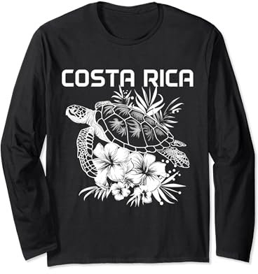Souvenir zum Tauchen mit Meeresschildkröten aus Costa Rica Langarmshirt