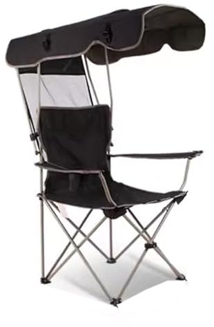 Strandstuhl klappbar leicht, Mit Sonnenschirm, Oxford-Stoff, Gute Tragfähigkeit, Leicht zu verstauen, klappstuhl Strand, Für Garten, Strand, draussen (Color : A)