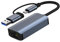 Oblinple USB C auf Ethernet Adapter 1000 Mbps, USB 3.0 auf RJ45 Gigabit LAN Netzwerkadapter, Netzwerk Adapter 10/100/1000Mbps für Windows XP Mac OS MacBook Linux Vista Laptop (2 in 1)