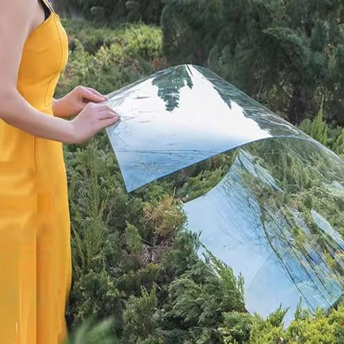 YHKJLYH Polycarbonat-Dachplatte, transparente Isolierung, Tageslichtpaneele, durchsichtige Kunststoffplatte zum Schutz vor Regen, Schnee und Sonnenlicht, Hohlplatte (Farbe: transparent, Größe: 0,8 x