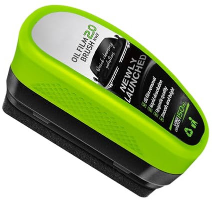 Nettoyant Pour Film D'huile Pour Vitres De Voiture – Dissolvant De Film D'huile Pour Pare-brise | Revêtement De Verre Pour Pare-brise | Brosse De Nettoyage De Film D'huile Automobile | Essuie-glace À