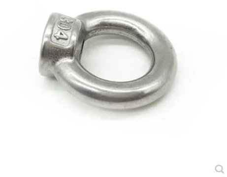 1 Stück, 2 Stück M3, M4, M5, M6, M8, M10, M12, M14, M16, M18, M20, 304 Edelstahl, Ringschrauben/Ringschraube, Ringschraube, Ringschraube, Ringmutter (Augenmutter, M12 1 Stück)