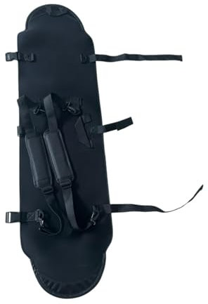 Perfeclan Snowboardhülle Aufbewahrungstasche Hülle Herren Damen mit Tragegriff Kratzfest mit Schultergurt wasserdichte Skitasche, 150 cm Doppelgurt