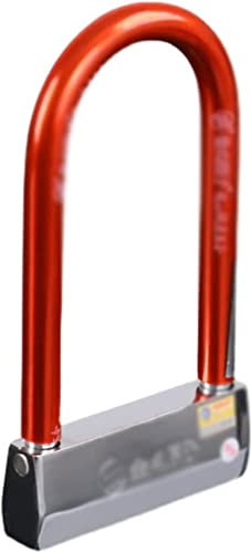 LockBike Lock U Padlock with Keys, Weatherproof Small Padlocks Keyed Alike for Shed, Fence, Warehouse,Electric Vehicles, Motorcycles U Lock