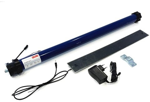 Motore Matical per Tapparelle Elettriche con Batteria e Pannello Solare - Portata 40 kg 20 Nm per Rulli da 45 mm -